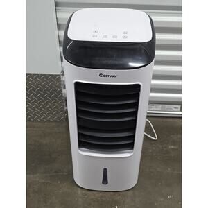 Costway Portable Air Cooler Fan EP23696 FL-1801R Touch Control White
